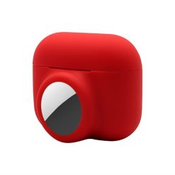 Alternative view of Silikonové pouzdro  Resistant 2 v 1 červené – Apple AirPods Pro + Apple AirTag