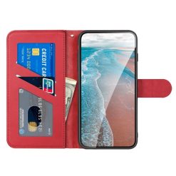 Peněženkové pouzdro Embossing Pattern Jelen červené – Xiaomi Redmi 9A / 9AT | Levné Kryty | Levné Kryty | Levné Kryty