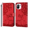 Peněženkové pouzdro Embossing Pattern Jelen zelené – Xiaomi Mi 11 Lite | Levné Kryty | Levné Kryty | Levné Kryty