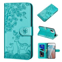 Peněženkové pouzdro Embossing Pattern Jelen zelené – Xiaomi Mi 11 Lite | Levné Kryty | Levné Kryty | Levné Kryty
