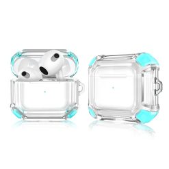 Pouzdro Anti-drop case transparentno-zelené – Apple AirPods 3 | Levné Kryty | Levné Kryty | Levné Kryty