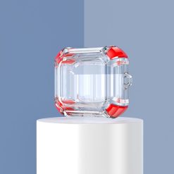 Pouzdro Anti-drop case transparentno-červené – Apple AirPods 3 | Levné Kryty | Levné Kryty | Levné Kryty