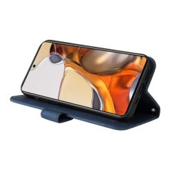 Knížkové pouzdro Skin Feel case modré – Xiaomi 11T / 11T Pro | Levné Kryty | Levné Kryty | Levné Kryty