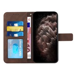 Peněženkové pouzdro Retro Smile hnědé – Motorola Moto E20 / Moto E40 | Levné Kryty | Levné Kryty | Levné Kryty