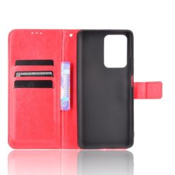Knížkové pouzdro Shockproof Horse Texture červené – Xiaomi 11T / 11T Pro | Levné Kryty | Levné Kryty | Levné Kryty