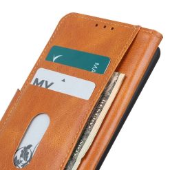 Knížkové pouzdro Mirren hnědé – Motorola Moto E20 / Moto E40 | Levné Kryty | Levné Kryty | Levné Kryty