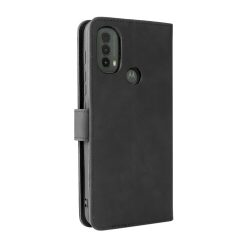Alternative view of Peněženkové pouzdro Solid černé – Motorola Moto E20 / Moto E40