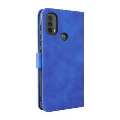 Alternative view of Peněženkové pouzdro Solid modré – Motorola Moto E20 / Moto E40