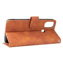 Peněženkové pouzdro Solid hnědé – Motorola Moto E20 / Moto E40 | Levné Kryty | Levné Kryty | Levné Kryty