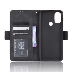 Peněženkové pouzdro Slots case černé – Motorola Moto E20 / Moto E40 | Levné Kryty | Levné Kryty | Levné Kryty
