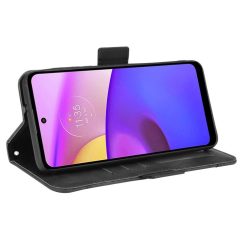 Peněženkové pouzdro Slots case černé – Motorola Moto E20 / Moto E40 | Levné Kryty | Levné Kryty | Levné Kryty