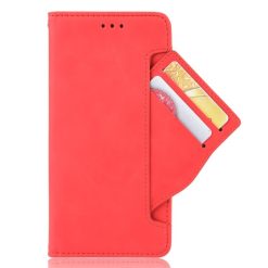 Peněženkové pouzdro Slots case červené – Motorola Moto E20 / Moto E40 | Levné Kryty | Levné Kryty | Levné Kryty