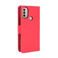 Peněženkové pouzdro Slots case červené – Motorola Moto E20 / Moto E40 | Levné Kryty | Levné Kryty | Levné Kryty