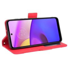 Peněženkové pouzdro Slots case červené – Motorola Moto E20 / Moto E40 | Levné Kryty | Levné Kryty | Levné Kryty