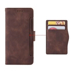 Peněženkové pouzdro Slots case hnědé – Motorola Moto E20 / Moto E40 | Levné Kryty | Levné Kryty | Levné Kryty