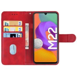 Knížkové pouzdro Splashy case červené – Samsung Galaxy M22 / A22 (4G) | Levné Kryty | Levné Kryty | Levné Kryty