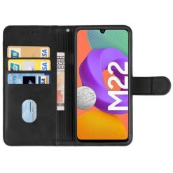 Knížkové pouzdro Splashy case černé – Samsung Galaxy M22 / A22 (4G) | Levné Kryty | Levné Kryty | Levné Kryty