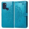 Peněženkové pouzdro Embossing Pattern Mandala Flower zelené – Motorola Moto G60s | Levné Kryty | Levné Kryty | Levné Kryty