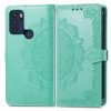 Peněženkové pouzdro Embossing Pattern Mandala Flower fialové – Motorola Moto G60s | Levné Kryty | Levné Kryty | Levné Kryty