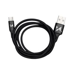 Datový kabel Wozinsky WUC-M2B micro USB 2,4A 2m černý | Levné Kryty | Levné Kryty | Levné Kryty