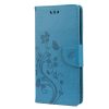 Peněženkové pouzdro Embossing Pattern Motýl a květ zelené – Samsung Galaxy A13 5G | Levné Kryty | Levné Kryty | Levné Kryty