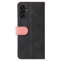 Peněženkové pouzdro Stitching černo-růžové – Samsung Galaxy A13 5G | Levné Kryty | Levné Kryty | Levné Kryty