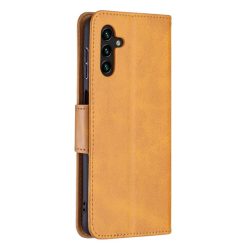 Peněženkové pouzdro Retro Lambskin žluté – Samsung Galaxy A13 5G | Levné Kryty | Levné Kryty | Levné Kryty