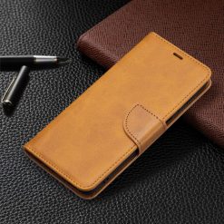 Peněženkové pouzdro Retro Lambskin žluté – Samsung Galaxy A13 5G | Levné Kryty | Levné Kryty | Levné Kryty