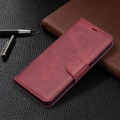 Peněženkové pouzdro Retro Lambskin červené – Samsung Galaxy A13 5G | Levné Kryty | Levné Kryty | Levné Kryty