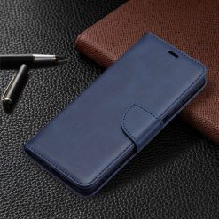 Peněženkové pouzdro Retro Lambskin modré – Samsung Galaxy A13 5G | Levné Kryty | Levné Kryty | Levné Kryty