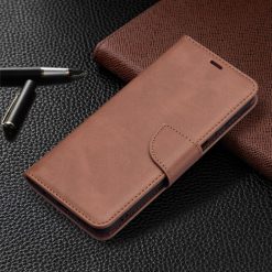 Peněženkové pouzdro Retro Lambskin hnědé – Samsung Galaxy A13 5G | Levné Kryty | Levné Kryty | Levné Kryty