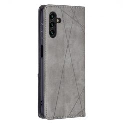 Knížkové pouzdro Prismatic šedé – Samsung Galaxy A13 5G | Levné Kryty | Levné Kryty | Levné Kryty