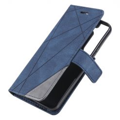 Knížkové pouzdro Rhombus modré – Samsung Galaxy S22+ (S22 Plus) | Levné Kryty | Levné Kryty | Levné Kryty