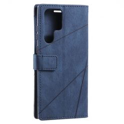 Knížkové pouzdro Rhombus modré – Samsung Galaxy S22 Ultra | Levné Kryty | Levné Kryty | Levné Kryty