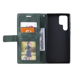 Knížkové pouzdro Rhombus zelené – Samsung Galaxy S22 Ultra | Levné Kryty | Levné Kryty | Levné Kryty
