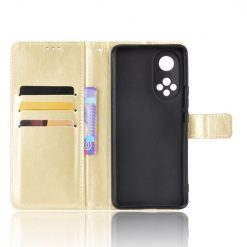Knížkové pouzdro Shockproof Horse Texture zlaté – Huawei Nova 9 / Honor 50 | Levné Kryty | Levné Kryty | Levné Kryty