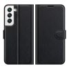 Peněženkové pouzdro Retro Lambskin hnědé – Samsung Galaxy S22+ (S22 Plus) | Levné Kryty | Levné Kryty | Levné Kryty