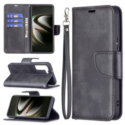 Peněženkové pouzdro Retro Lambskin černé – Samsung Galaxy S22 | Levné Kryty | Levné Kryty | Levné Kryty