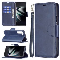 Peněženkové pouzdro Retro Lambskin modré – Samsung Galaxy S22+ (S22 Plus) | Levné Kryty | Levné Kryty | Levné Kryty