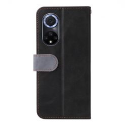 Peněženkové pouzdro Stitching černo-šedé – Huawei Nova 9 / Honor 50 | Levné Kryty | Levné Kryty | Levné Kryty