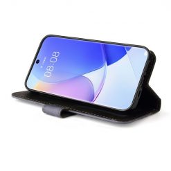 Peněženkové pouzdro Stitching černo-šedé – Huawei Nova 9 / Honor 50 | Levné Kryty | Levné Kryty | Levné Kryty