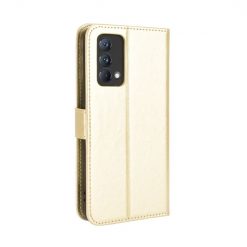Knížkové pouzdro Shockproof Horse Texture zlaté – Realme GT Master | Levné Kryty | Levné Kryty | Levné Kryty