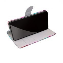 Knížkové pouzdro Trendy Cross case Pestrobarevný květ – Samsung Galaxy S21 FE | Levné Kryty | Levné Kryty | Levné Kryty