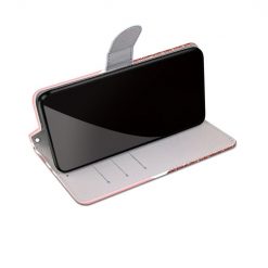 Knížkové pouzdro Trendy Cross case Růžový kámen – Samsung Galaxy S21 FE | Levné Kryty | Levné Kryty | Levné Kryty