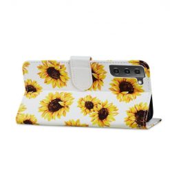 Knížkové pouzdro Trendy Cross case Slunečnice – Samsung Galaxy S21 FE | Levné Kryty | Levné Kryty | Levné Kryty