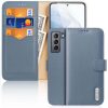 Kožené peněženkové pouzdro Dux Ducis Hivo červené – Samsung Galaxy S21 FE | Levné Kryty | Levné Kryty | Levné Kryty