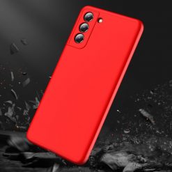 Ochranný kryt 360 Protection červený – Samsung Galaxy S21 FE | Levné Kryty | Levné Kryty | Levné Kryty