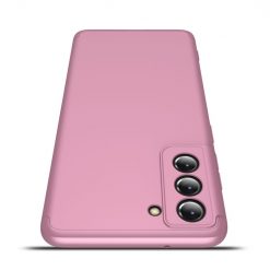 Ochranný kryt 360 Protection růžový – Samsung Galaxy S21 FE | Levné Kryty | Levné Kryty | Levné Kryty
