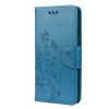 Peněženkové pouzdro Embossing Pattern Motýl a květ černé – Samsung Galaxy S21 FE | Levné Kryty | Levné Kryty | Levné Kryty