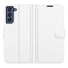 Peněženkové pouzdro Litchi černé – Samsung Galaxy S21 FE | Levné Kryty | Levné Kryty | Levné Kryty